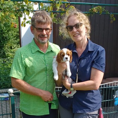Tanja und Guido freuen sich über den neuen Familienzuwachs Niloufar