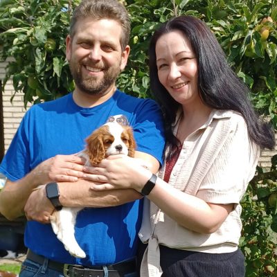 Nana und Tobi mit der hübschen Ninja